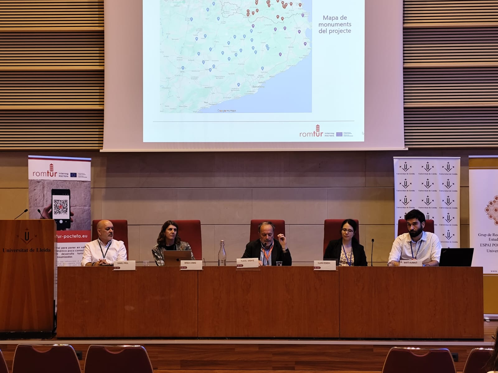 Presentación de ROMTUR en el International Medieval Meeting de Lleida